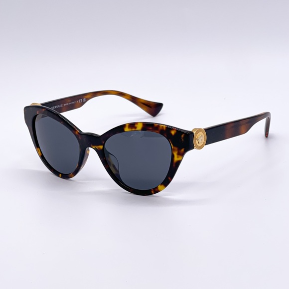 NEW VERSACE VE4435F 108/87 WOMEN’S CAT EYE SUNGLASSES VERSACE VE4435 108/87 - Picture 4 of 12